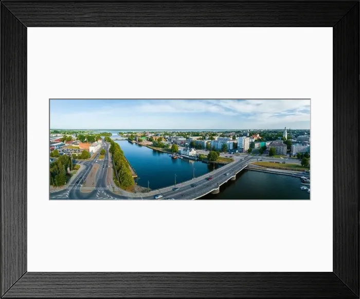 Framed Print : Aerial view of the Liepaja city in Latvia Framed Print : Aerial view of the Liepaja city in Latvia