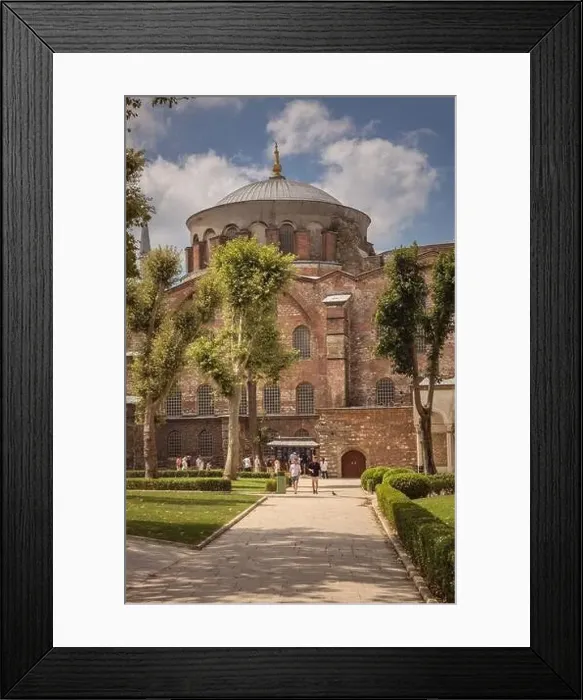 Framed Print : Hagia Sophia Mosque in Day time Framed Print : Hagia Sophia Mosque in Day time