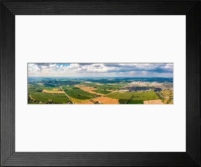 Framed Print : Barrie Farm Field summer time drone views Framed Print : Barrie Farm Field summer time drone views