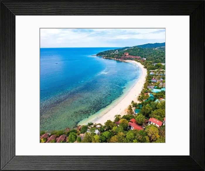 Framed Print : Haad Yao beach in koh Phangan, Surat Thani, Thailand Framed Print : Haad Yao beach in koh Phangan, Surat Thani, Thailand