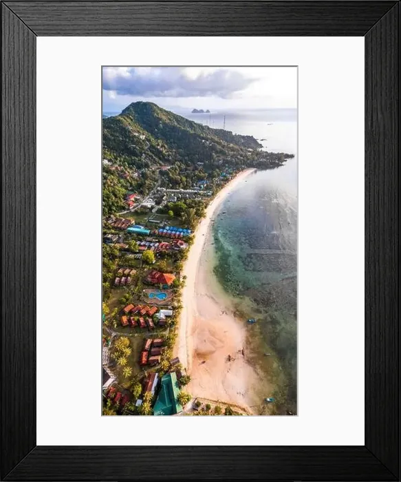 Framed Print : Haad Yao beach in koh Phangan, Surat Thani, Thailand Framed Print : Haad Yao beach in koh Phangan, Surat Thani, Thailand