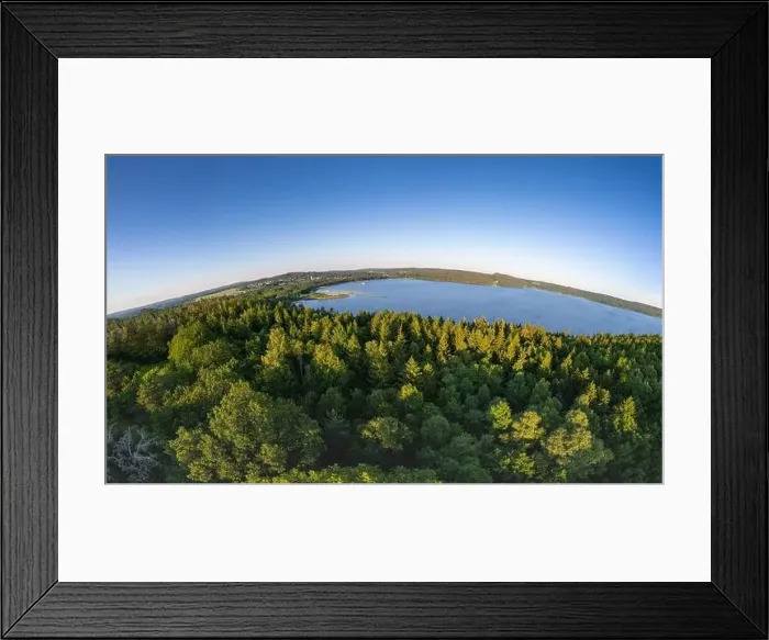 Framed Print : Panorama of the forest and lake by Satila village in sweden Framed Print : Panorama of the forest and lake by Satila village in sweden