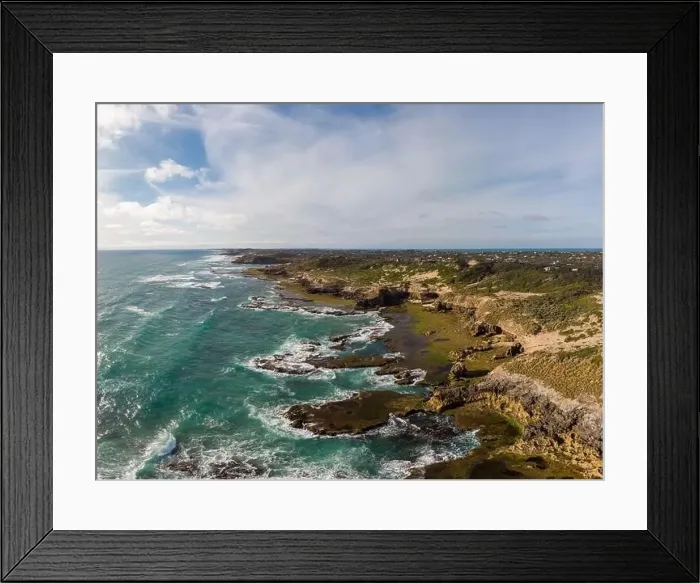 Framed Print : Aerial View of Point Nepean Australia Framed Print : Aerial View of Point Nepean Australia