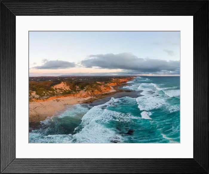 Framed Print : Aerial View of Point Nepean in Australia Framed Print : Aerial View of Point Nepean in Australia