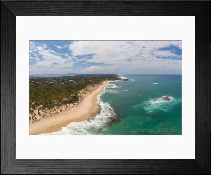 Framed Print : Aerial View of Point Nepean Australia Framed Print : Aerial View of Point Nepean Australia