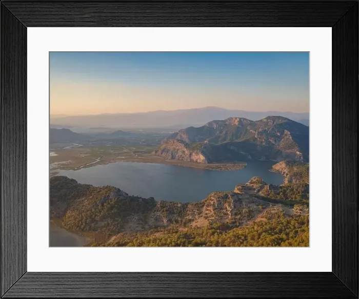 Framed Print : Travel to Best touristic destination, viewpoint over Dalyan. Iztuzu Beach Drone Photo, Aegean Sea, Dalyan Mugla Turkey Framed Print : Travel to Best touristic destination, viewpoint over Dalyan. Iztuzu Beach Drone Photo, Aegean Sea, Dalyan Mugla Turkey