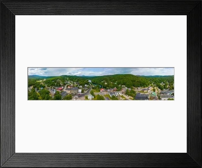 Framed Print : Ashland historic town center aerial view on Highland Street in summer, Ashland, New Hampshire NH, USA Framed Print : Ashland historic town center aerial view on Highland Street in summer, Ashland, New Hampshire NH, USA