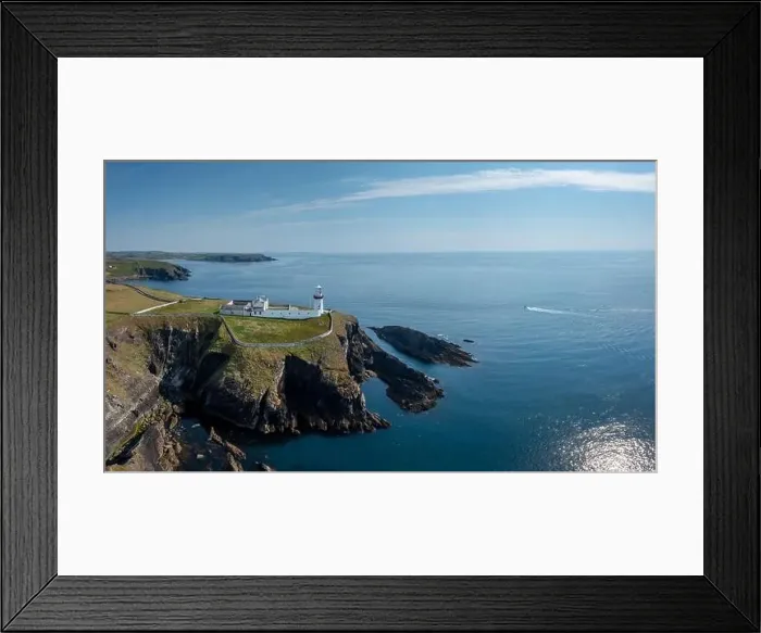 Framed Print : A view of the Galley Head Lighthouse in County Cork Framed Print : A view of the Galley Head Lighthouse in County Cork