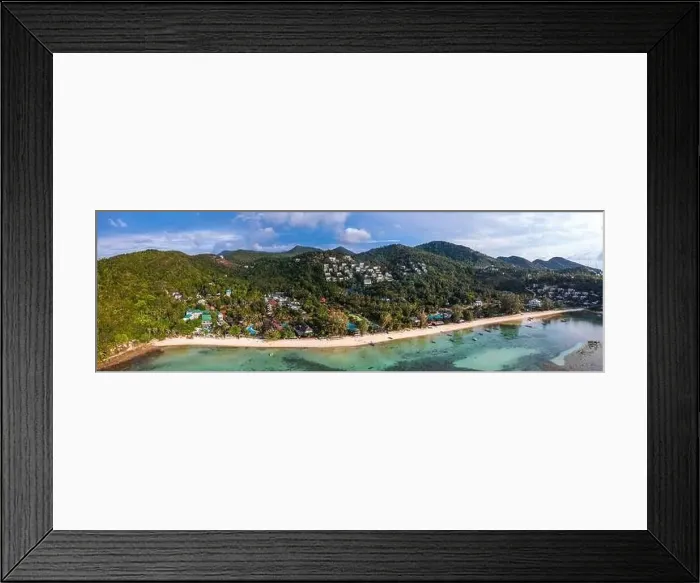 Framed Print : Salad beach or Haad Salad in Koh Phangan, Thailand Framed Print : Salad beach or Haad Salad in Koh Phangan, Thailand