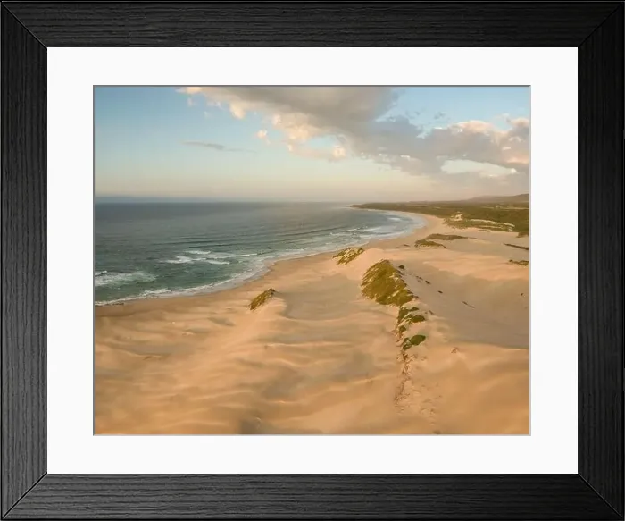 Framed Print : Aerial view of Sardinia Bay Beach, Eastern Cape, South Africa