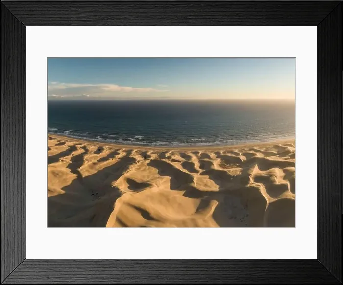 Framed Print : Aerial view of Sand Dunes, Addo Elephant National Park, Eastern Cape, South Africa Framed Print : Aerial view of Sand Dunes, Addo Elephant National Park, Eastern Cape, South Africa