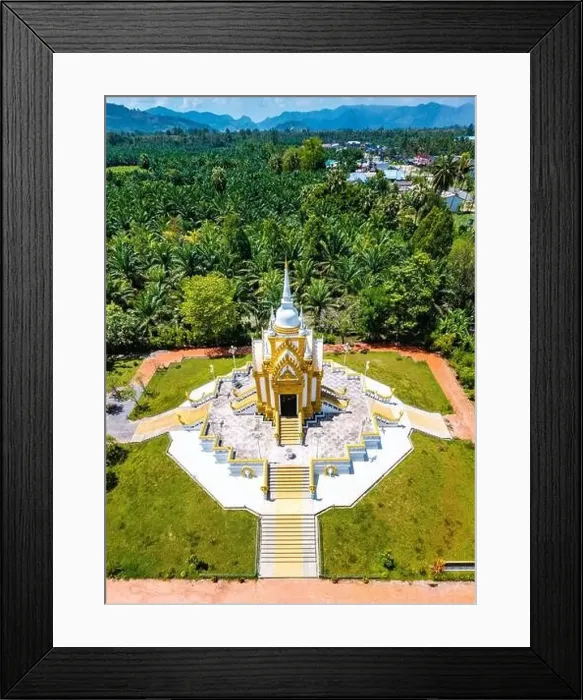 Framed Print : Khanom City Pillar Shrine in Nakhon Si Thammarat, Thailand Framed Print : Khanom City Pillar Shrine in Nakhon Si Thammarat, Thailand