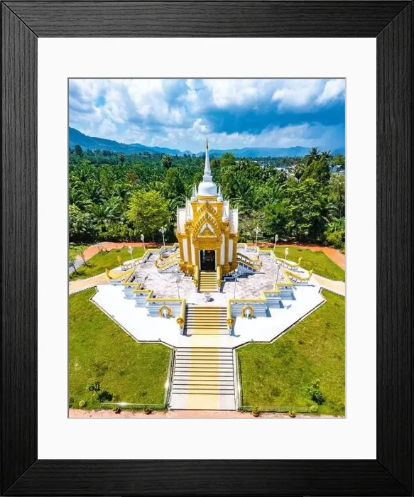 Framed Print : Khanom City Pillar Shrine in Nakhon Si Thammarat, Thailand Framed Print : Khanom City Pillar Shrine in Nakhon Si Thammarat, Thailand