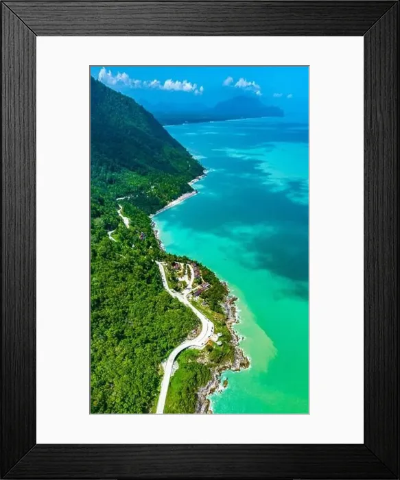 Framed Print : Hat Khanom beach in Mu Koh Thale Tai National Park, in Nakhon Si Thammarat, Thailand Framed Print : Hat Khanom beach in Mu Koh Thale Tai National Park, in Nakhon Si Thammarat, Thailand