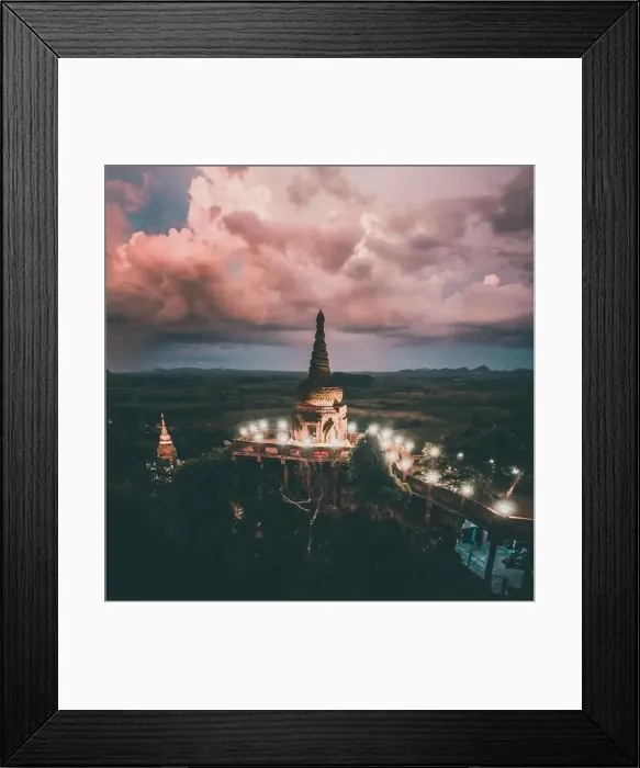 Framed Print : Thamma Park or Dharma park Ban Khao Na Nai, temple complex in Surat Thani, Thailand Framed Print : Thamma Park or Dharma park Ban Khao Na Nai, temple complex in Surat Thani, Thailand