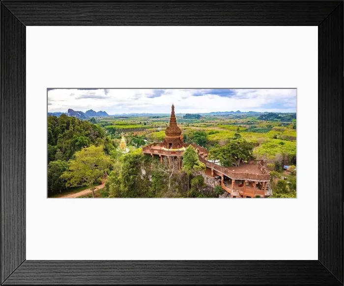 Framed Print : Thamma Park or Dharma park Ban Khao Na Nai, temple complex in Surat Thani, Thailand Framed Print : Thamma Park or Dharma park Ban Khao Na Nai, temple complex in Surat Thani, Thailand