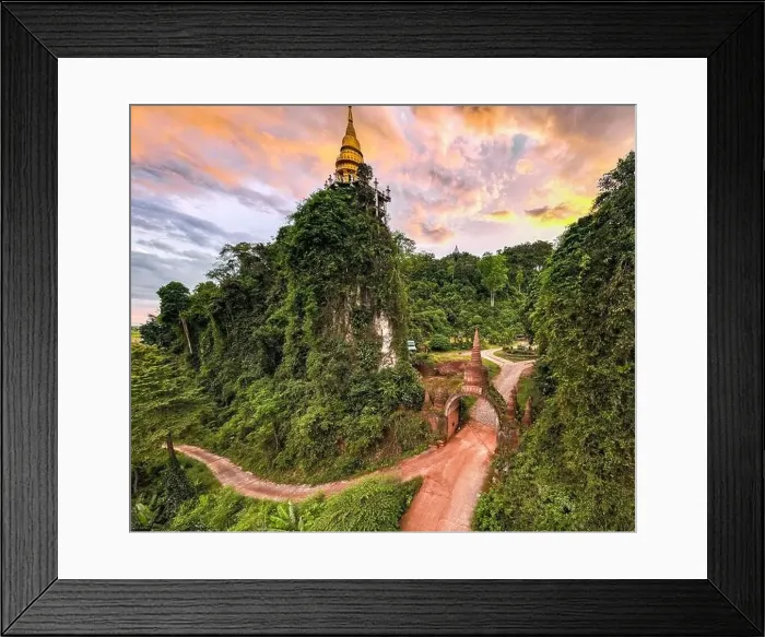 Framed Print : Thamma Park or Dharma park Ban Khao Na Nai, temple complex in Surat Thani, Thailand Framed Print : Thamma Park or Dharma park Ban Khao Na Nai, temple complex in Surat Thani, Thailand
