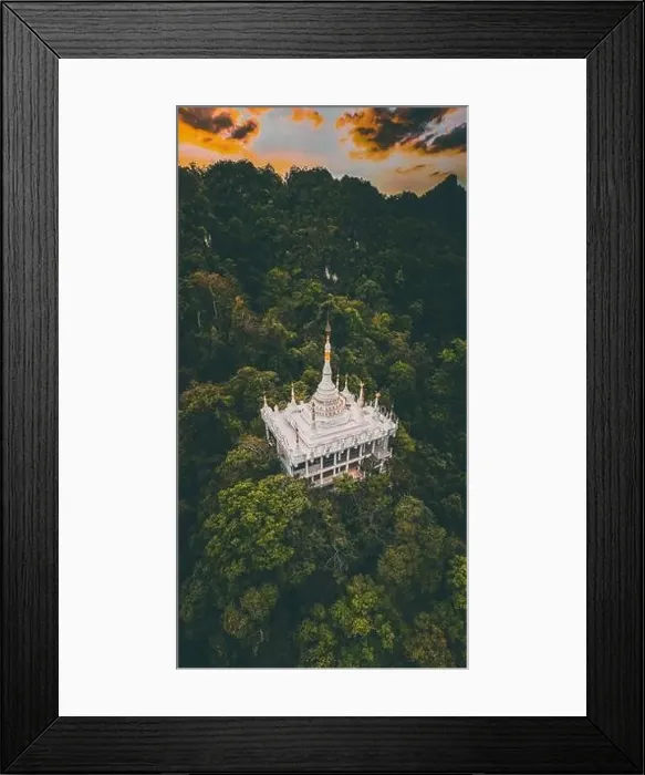 Framed Print : Thamma Park or Dharma park Ban Khao Na Nai, temple complex in Surat Thani, Thailand Framed Print : Thamma Park or Dharma park Ban Khao Na Nai, temple complex in Surat Thani, Thailand