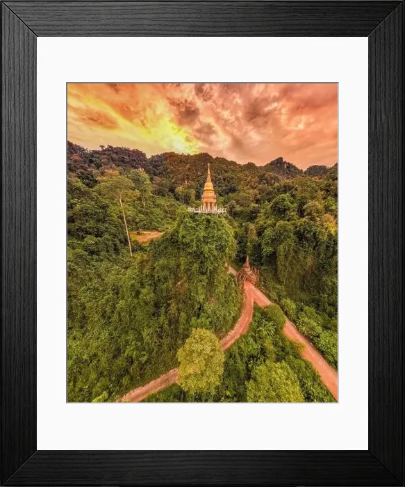 Framed Print : Thamma Park or Dharma park Ban Khao Na Nai, temple complex in Surat Thani, Thailand Framed Print : Thamma Park or Dharma park Ban Khao Na Nai, temple complex in Surat Thani, Thailand