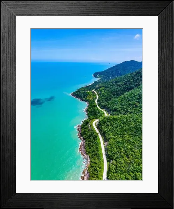 Framed Print : Hat Khanom beach in Mu Koh Thale Tai National Park, in Nakhon Si Thammarat, Thailand Framed Print : Hat Khanom beach in Mu Koh Thale Tai National Park, in Nakhon Si Thammarat, Thailand