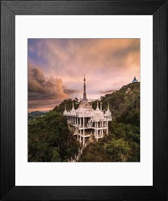 Framed Print : Thamma Park or Dharma park Ban Khao Na Nai, temple complex in Surat Thani, Thailand Framed Print : Thamma Park or Dharma park Ban Khao Na Nai, temple complex in Surat Thani, Thailand