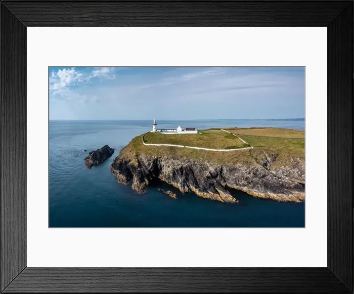 Framed Print : A view of the Galley Head Lighthouse in County Cork Framed Print : A view of the Galley Head Lighthouse in County Cork