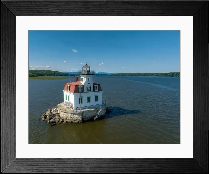 Framed Print : hudson, esopus meadows, lighthouse Framed Print : hudson, esopus meadows, lighthouse