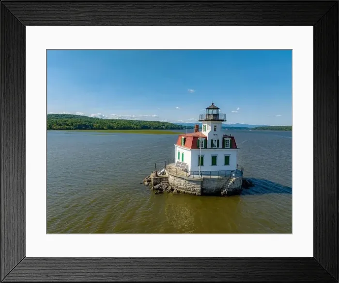 Framed Print : hudson, esopus meadows, lighthouse Framed Print : hudson, esopus meadows, lighthouse