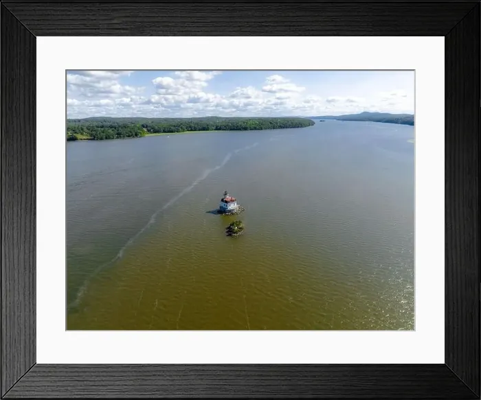 Framed Print : hudson, esopus meadows, lighthouse Framed Print : hudson, esopus meadows, lighthouse
