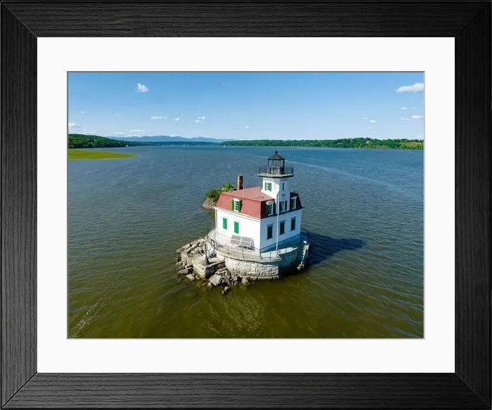Framed Print : hudson, esopus meadows, lighthouse Framed Print : hudson, esopus meadows, lighthouse