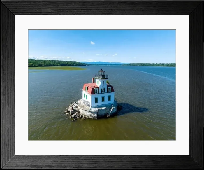 Framed Print : hudson, esopus meadows, lighthouse Framed Print : hudson, esopus meadows, lighthouse