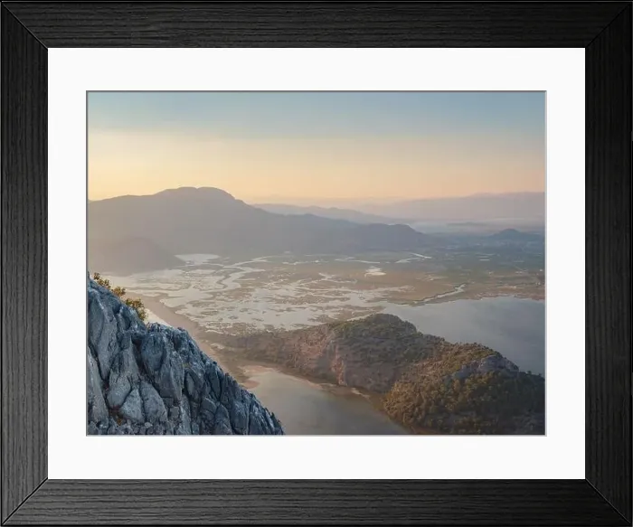 Framed Print : Travel to Best touristic destination, viewpoint over Dalyan. Iztuzu Beach Drone Photo, Aegean Sea, Dalyan Mugla Turkey Framed Print : Travel to Best touristic destination, viewpoint over Dalyan. Iztuzu Beach Drone Photo, Aegean Sea, Dalyan Mugla Turkey