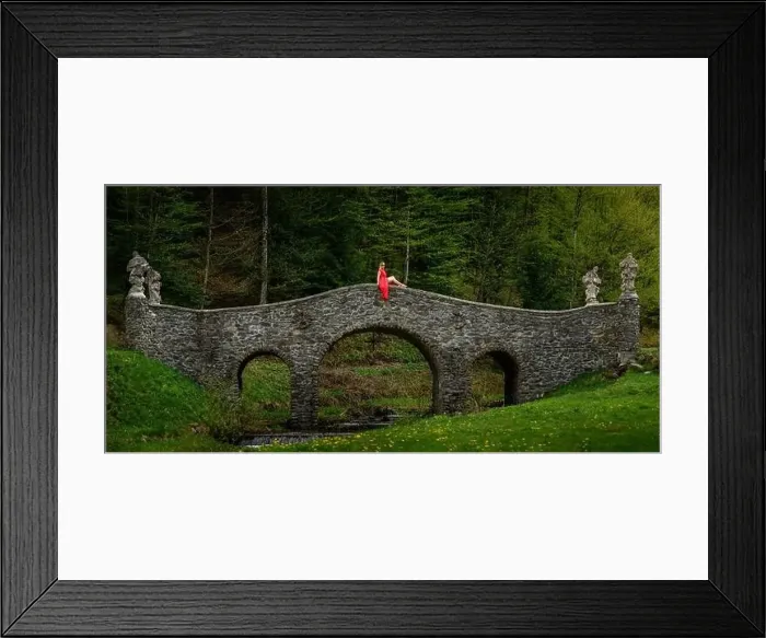 Framed Print : Stone arched bridge in the park Framed Print : Stone arched bridge in the park