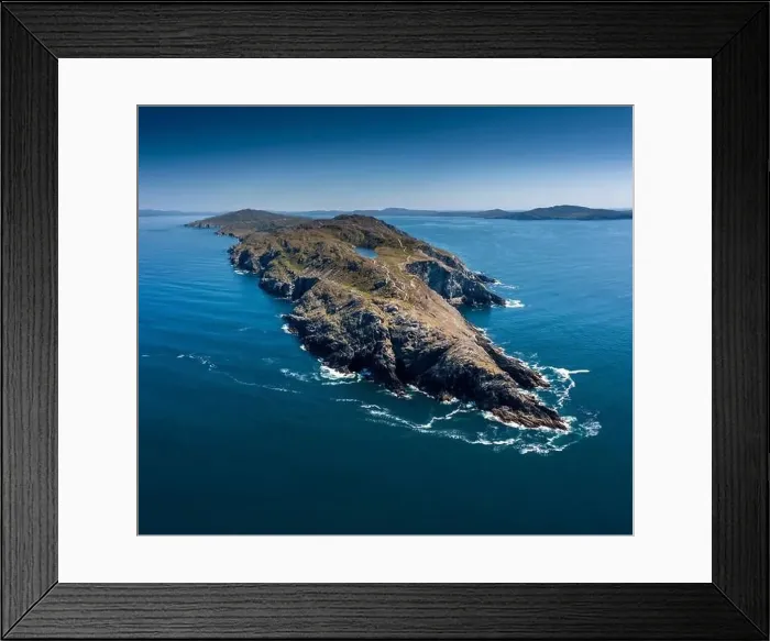 Framed Print : An aerial view of the Sheep's Head Peninsula in County Cork of Ireland Framed Print : An aerial view of the Sheep's Head Peninsula in County Cork of Ireland