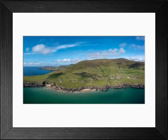Framed Print : landscape view of the turquoise waters Framed Print : landscape view of the turquoise waters