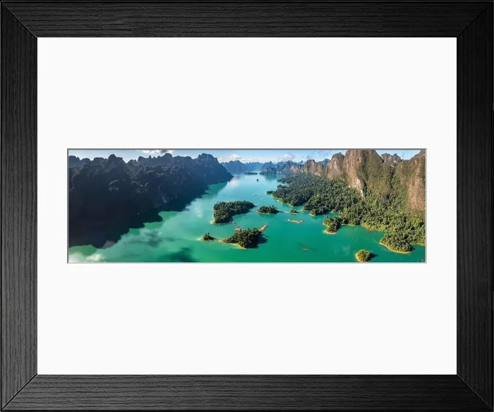 Framed Print : Aerial view of Khao Sok national park Cheow Lan Dam lake in Surat Thani, Thailand Framed Print : Aerial view of Khao Sok national park Cheow Lan Dam lake in Surat Thani, Thailand