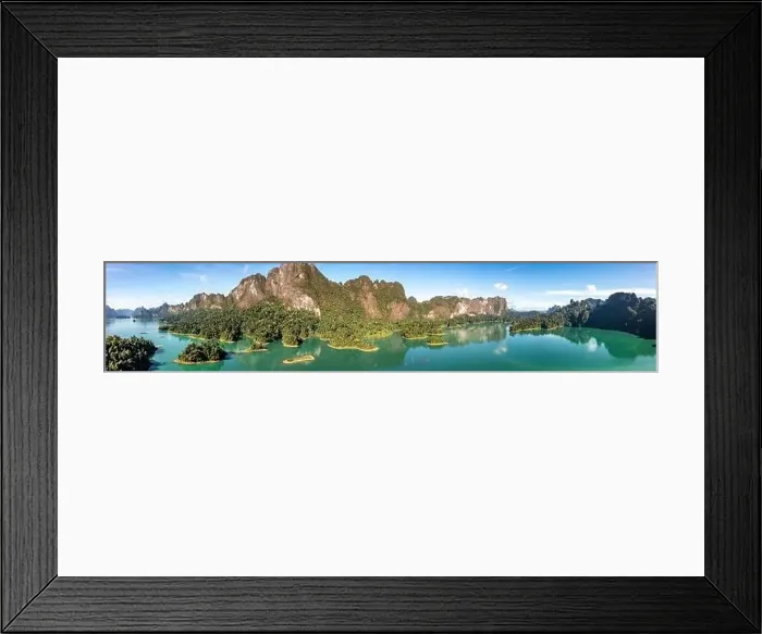 Framed Print : Aerial view of Khao Sok national park Cheow Lan Dam lake in Surat Thani, Thailand Framed Print : Aerial view of Khao Sok national park Cheow Lan Dam lake in Surat Thani, Thailand
