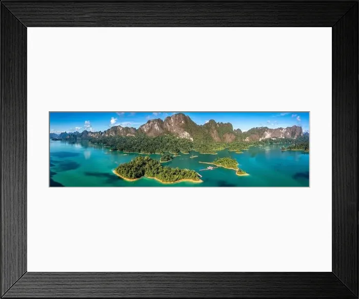 Framed Print : Aerial view of Khao Sok national park Cheow Lan Dam lake in Surat Thani, Thailand Framed Print : Aerial view of Khao Sok national park Cheow Lan Dam lake in Surat Thani, Thailand
