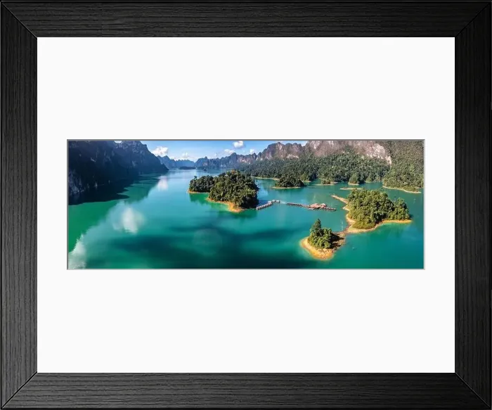 Framed Print : Aerial view of Khao Sok national park Cheow Lan Dam lake in Surat Thani, Thailand Framed Print : Aerial view of Khao Sok national park Cheow Lan Dam lake in Surat Thani, Thailand