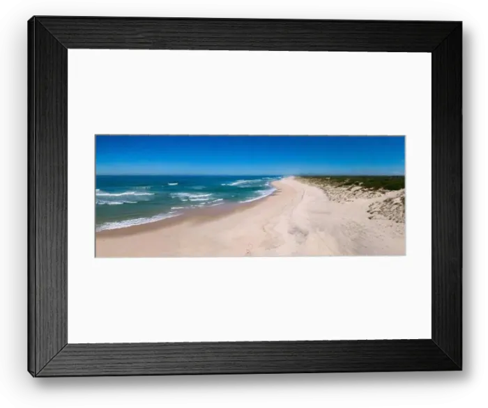 Framed Print : Torreira beach in Murtosa, Aveiro - Portugal. Aerial view Framed Print : Torreira beach in Murtosa, Aveiro - Portugal. Aerial view