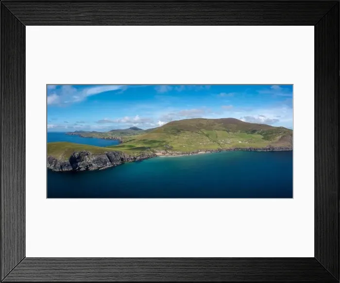 Framed Print : landscape view of the turquoise waters Framed Print : landscape view of the turquoise waters