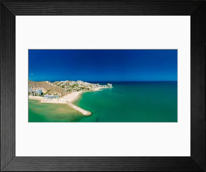 Framed Print : Cap Blanc Beach, Faro de Cullera, South Spain Framed Print : Cap Blanc Beach, Faro de Cullera, South Spain