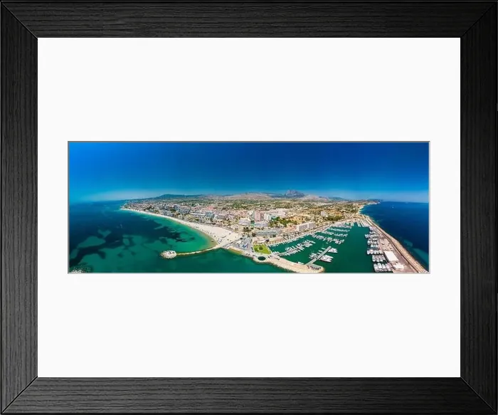 Framed Print : Aerial drone view of La Vila Joiosa Villajoyosa, Province of Alicante, Costa Blanca, Spain Framed Print : Aerial drone view of La Vila Joiosa Villajoyosa, Province of Alicante, Costa Blanca, Spain