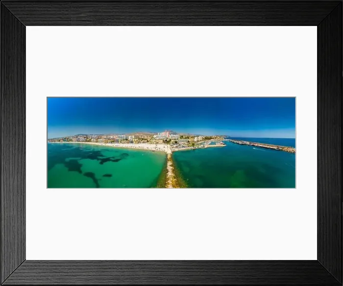 Framed Print : Aerial drone view of La Vila Joiosa Villajoyosa, Province of Alicante, Costa Blanca, Spain Framed Print : Aerial drone view of La Vila Joiosa Villajoyosa, Province of Alicante, Costa Blanca, Spain