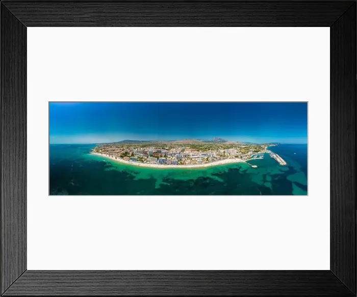 Framed Print : Aerial drone view of La Vila Joiosa Villajoyosa, Province of Alicante, Costa Blanca, Spain Framed Print : Aerial drone view of La Vila Joiosa Villajoyosa, Province of Alicante, Costa Blanca, Spain