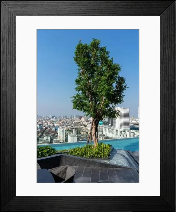Framed Print : Swimming Pool on roof top of Condominium or Swimming of Hotel Coastline Framed Print : Swimming Pool on roof top of Condominium or Swimming of Hotel Coastline