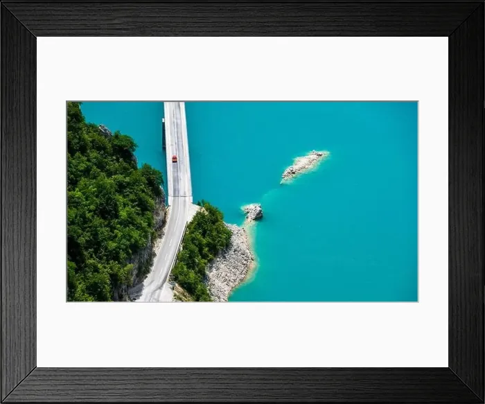 Framed Print : Canyon lake Piva, Montenegro Framed Print : Canyon lake Piva, Montenegro