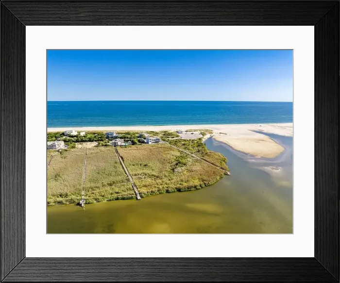 Framed Print : aerial view of w scott cameron beach and vicinity Framed Print : aerial view of w scott cameron beach and vicinity