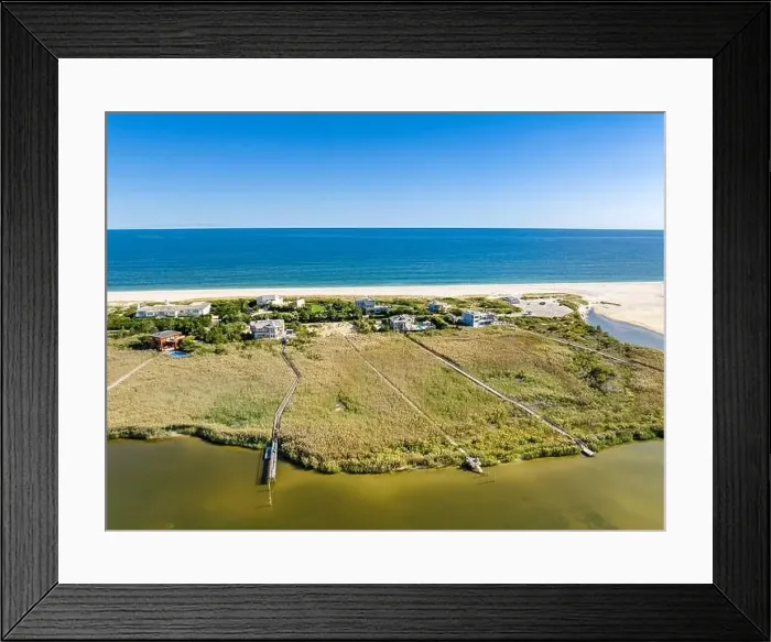 Framed Print : aerial view of w scott cameron beach and vicinity Framed Print : aerial view of w scott cameron beach and vicinity