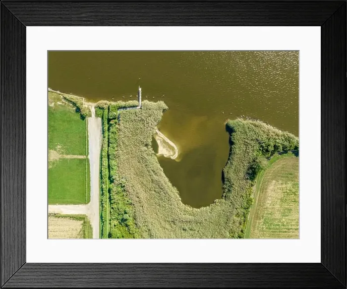 Framed Print : aerial image of the dead end of horsemill lane, bridghampton, NY Framed Print : aerial image of the dead end of horsemill lane, bridghampton, NY